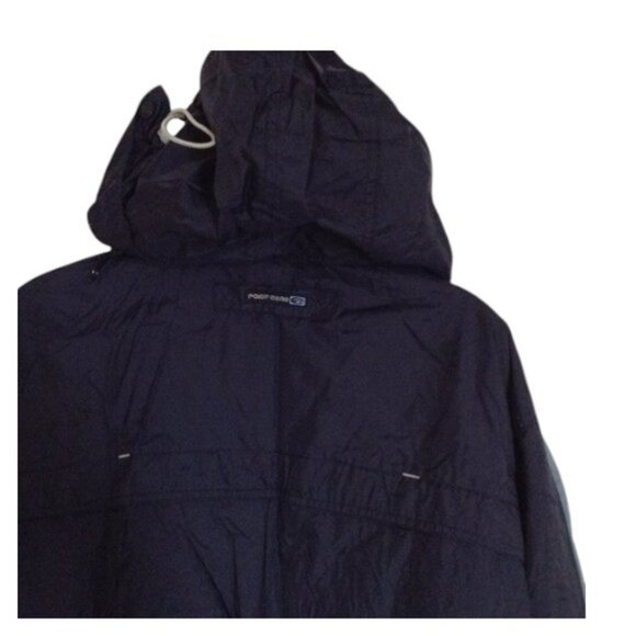 Point Zero men's blue hooded zip up windbreaker jacket size M - Picture 4 of 11